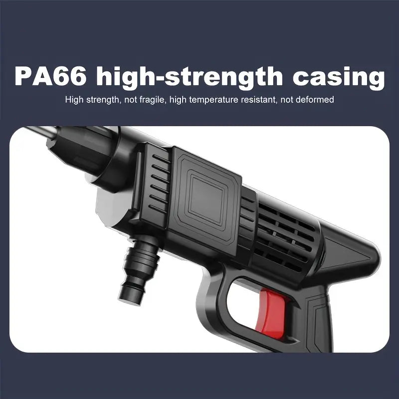 High Pressure Water Gun, Powerful Cleaning for Car And Garden, High Pressure Car Wash Foam Gun - Adjustable Nozzle,